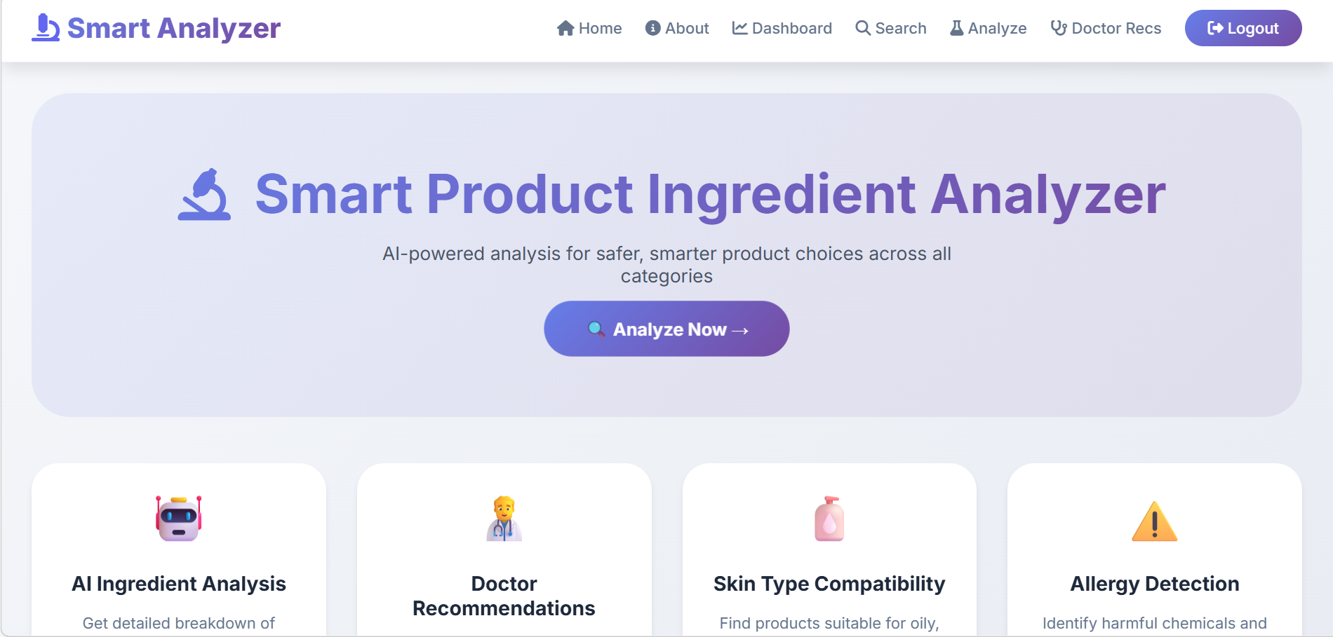 Smart Product Ingredient Analyzer
